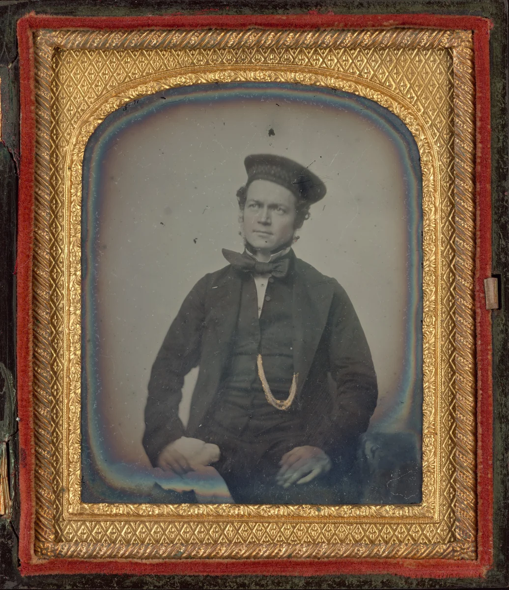 Portrait of a Man by British 19th Century, photograph, 1855-1865