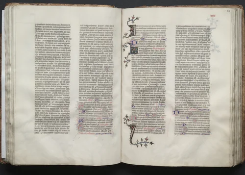 The Gotha Missal: Fol. 48r, Text by Master of the Boqueteaux, book, 1370-1380