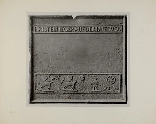 Pa. German Stove Plate by Charles Von Urban, index of american design, 1942