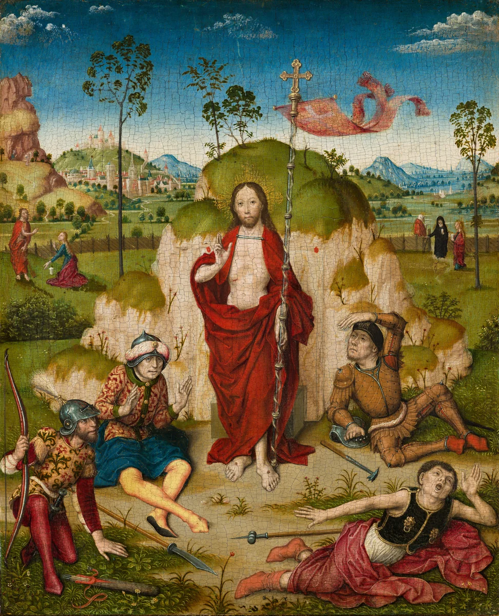 The Resurrection of Christ by Dirk Bouts, painting, 1480