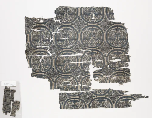 Fragment with Inscription by Unknown, textile, 950-1968