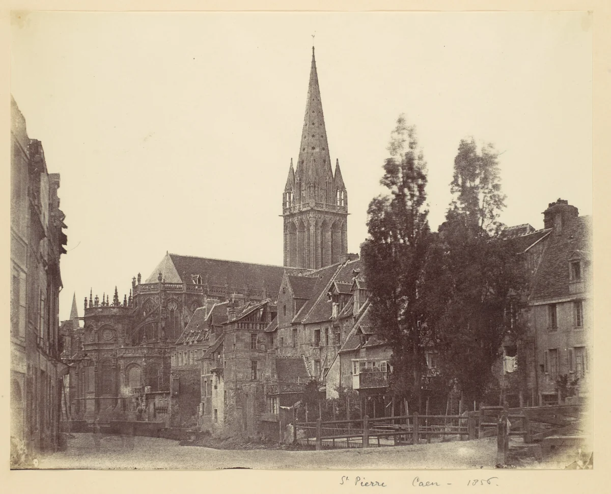 St. Pierre, Caen by Alfred Capel-Cure, photograph, 1856