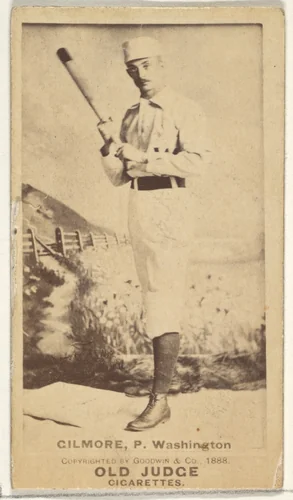 Frank T. Gilmore, Pitcher, Washington Nationals, from the Old Judge series (N172) for Old Judge Cigarettes by Goodwin & Company, photograph, 1888