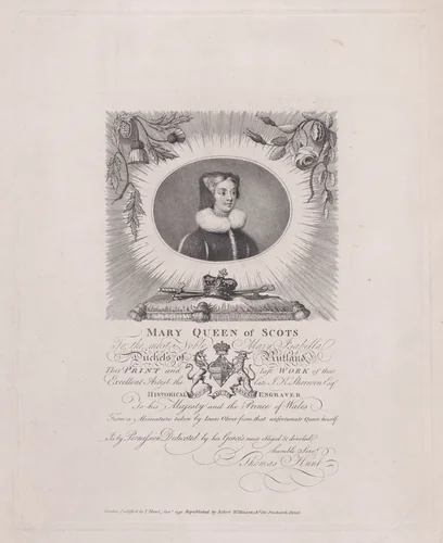 Mary, Queen of Scots by John Keyse Sherwin, print, 1765-1799