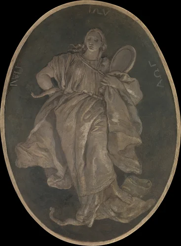 Allegorical Figure Representing Prudence by Giovanni Battista Tiepolo, painting, 1760