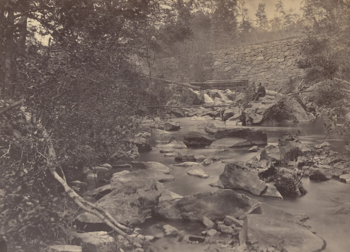 Arlington Mills by Andrew Joseph Russell, photograph, 1863