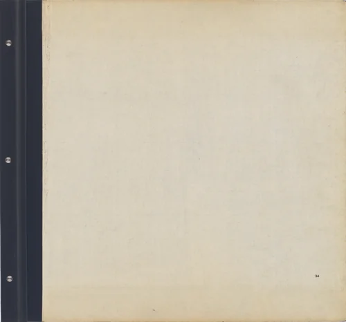Text page with illustration number / Back cover by Robert Frank, print, 1952