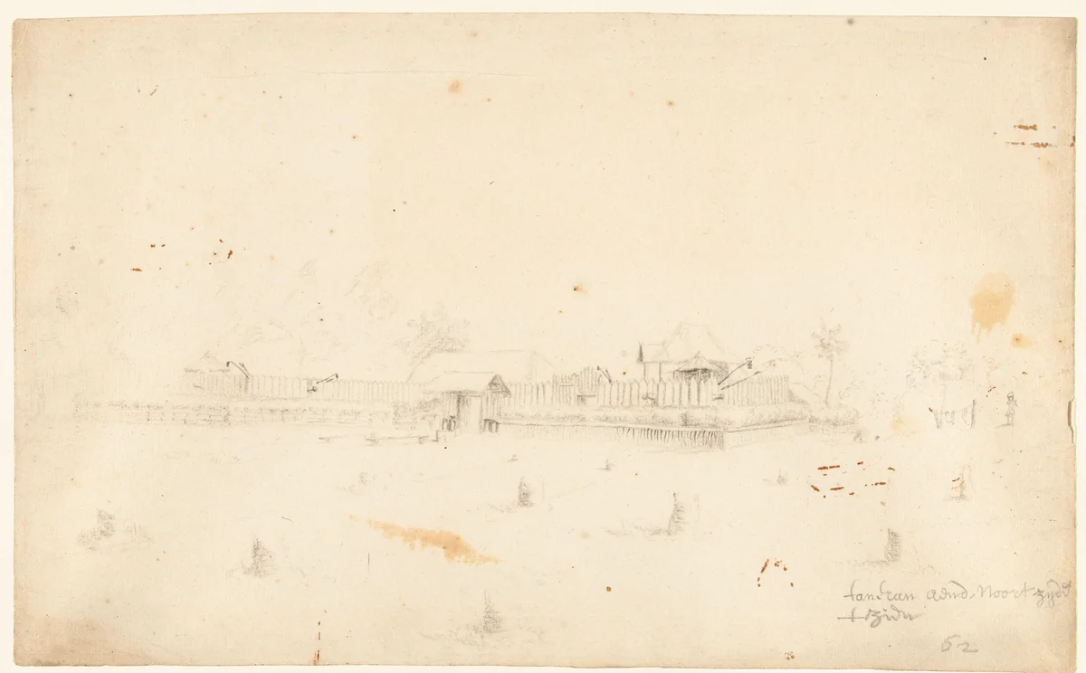 Taneran aan de noordzijde by anonymous, drawing, 1700