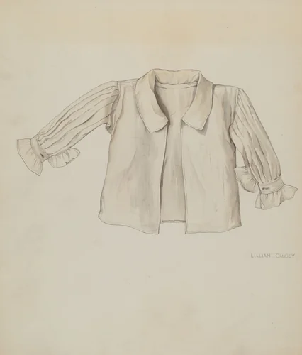 Quaker Baby Shirt by Lillian Causey, index of american design, 1937