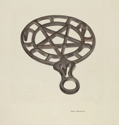 Trivet by Violet Hartenstein, index of american design, 1942