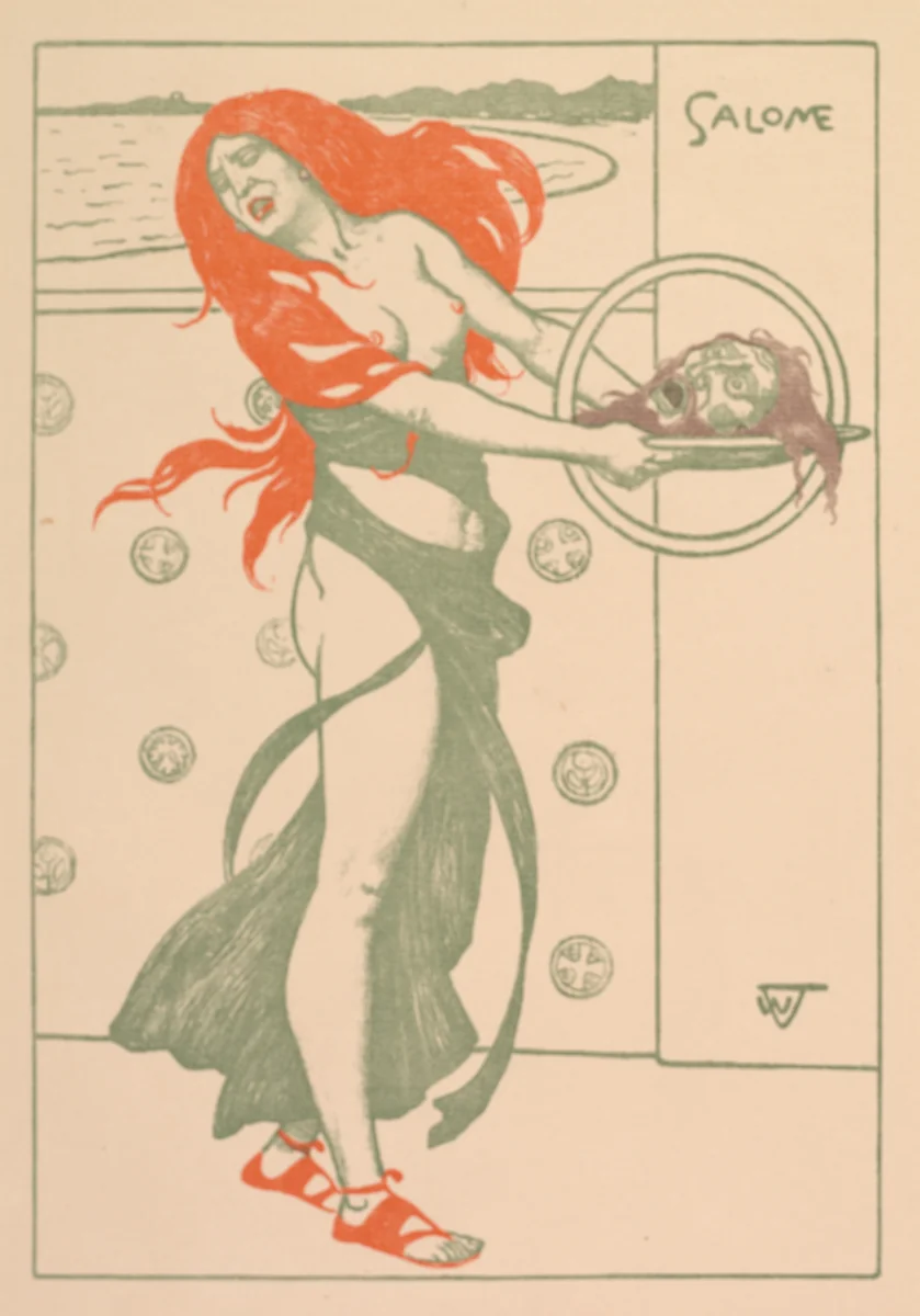 Salomé by Wilhelm Volz, print, 1896