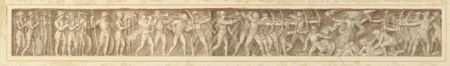 Design for a Frieze by Thomas Stothard, drawing, 1825-1830