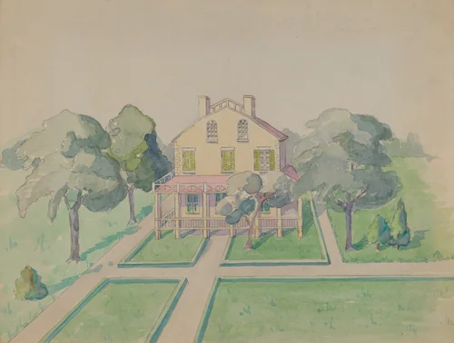 Brevoort Estate by Gladys Cook, index of american design, 1935-1942