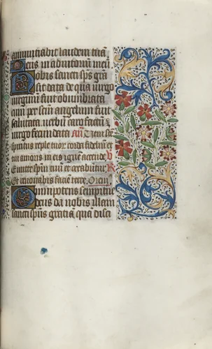 Book of Hours (Use of Rouen): fol. 100r by Master of the Geneva Latini, book, 1465-1475