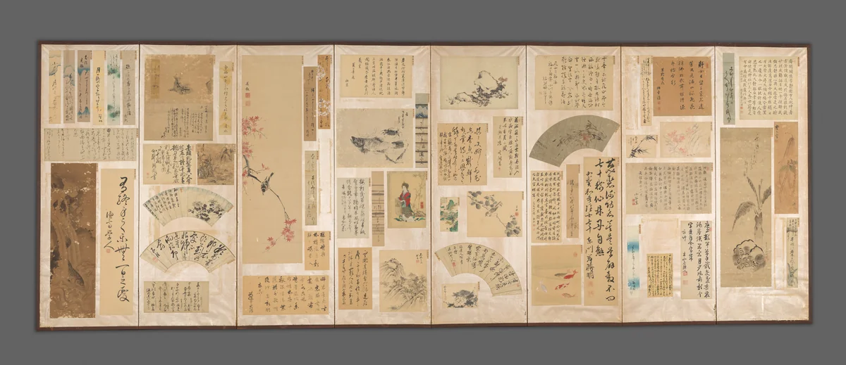 Paintings and Calligraphy by Literati of Iga Ueno by Fifty-six artists, painting, 1800-1833