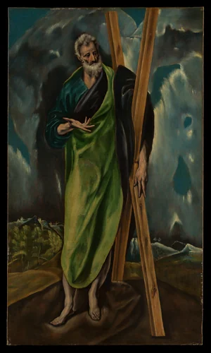 Saint Andrew by El Greco, painting, 1605-1615