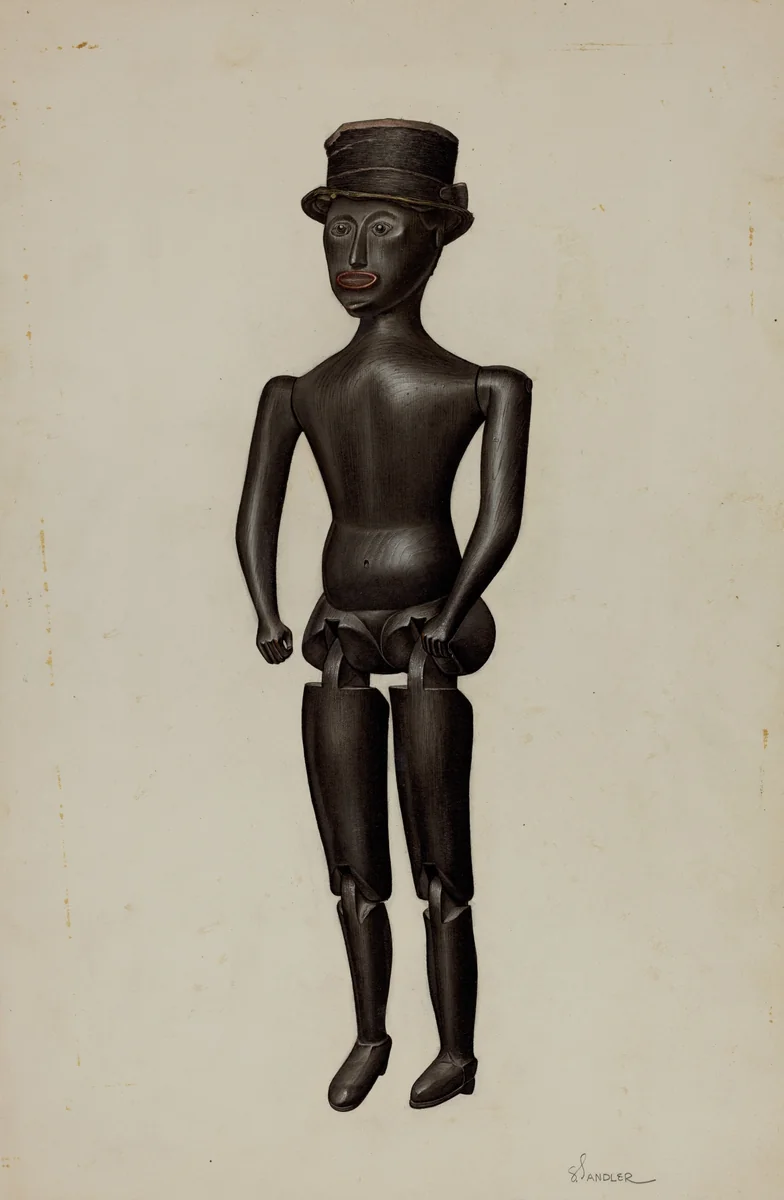 Dancing Doll by Selma Sandler, index of american design, 1940