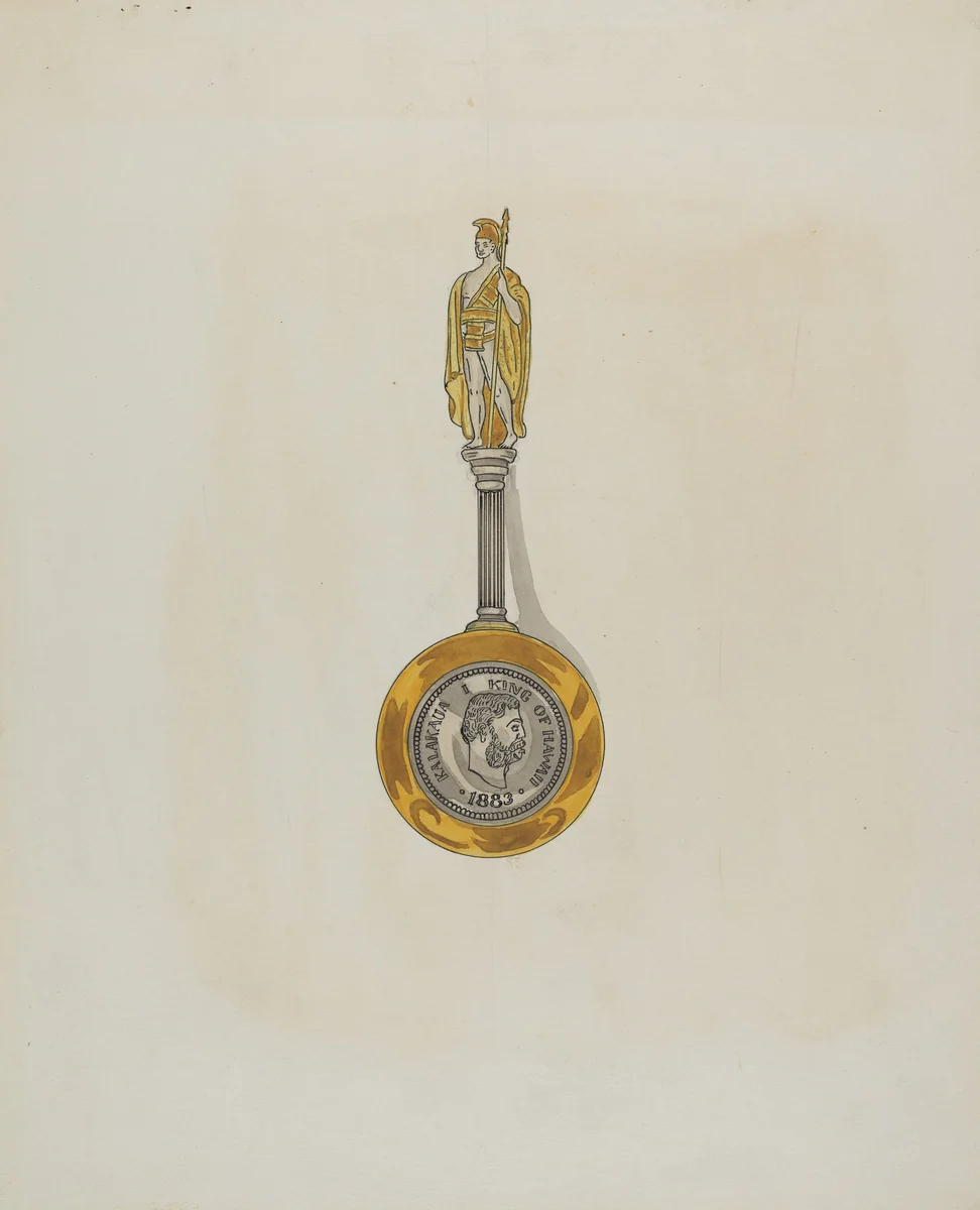 Souvenir Spoon by Ellen Duncan, index of american design, 1936