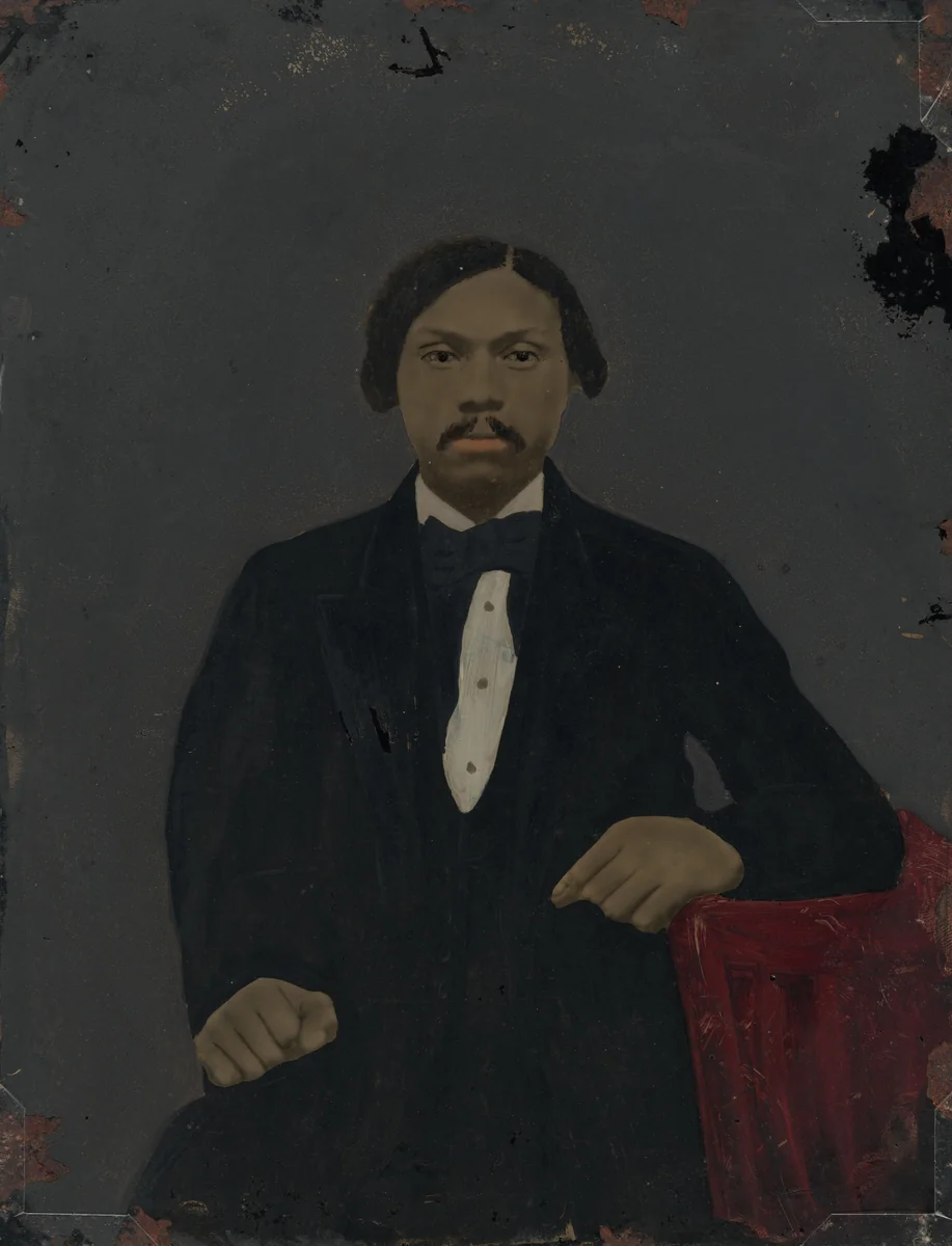 Portrait of a Man by American 19th Century, photograph, 1860-1869