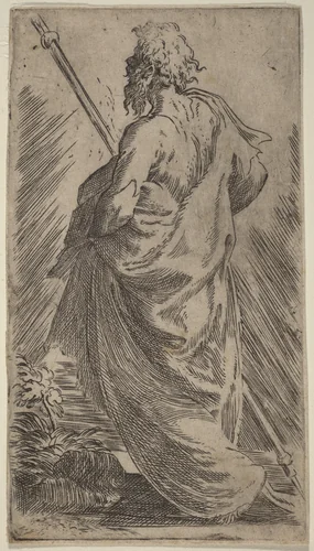 Saint James the Greater by Parmigianino, print, 1503-1540
