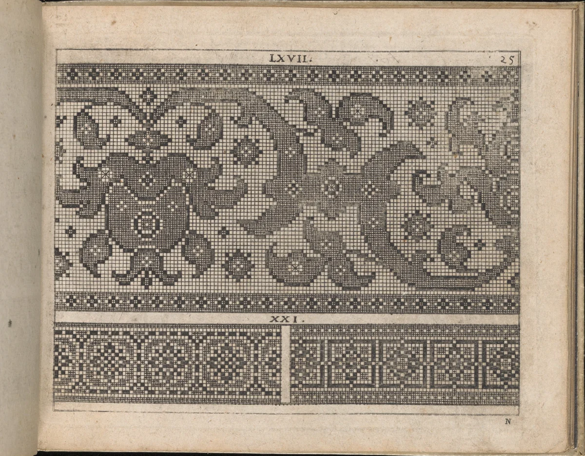 Newes Modelbuch in Kupffer (Page 34r) by Johann Sibmacher, book, 1604