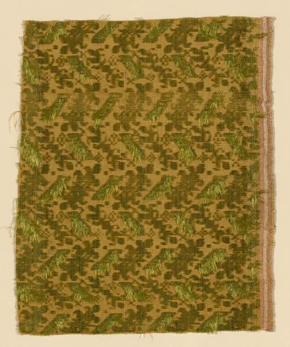 Fragment by Italy, textile, 1601-1700