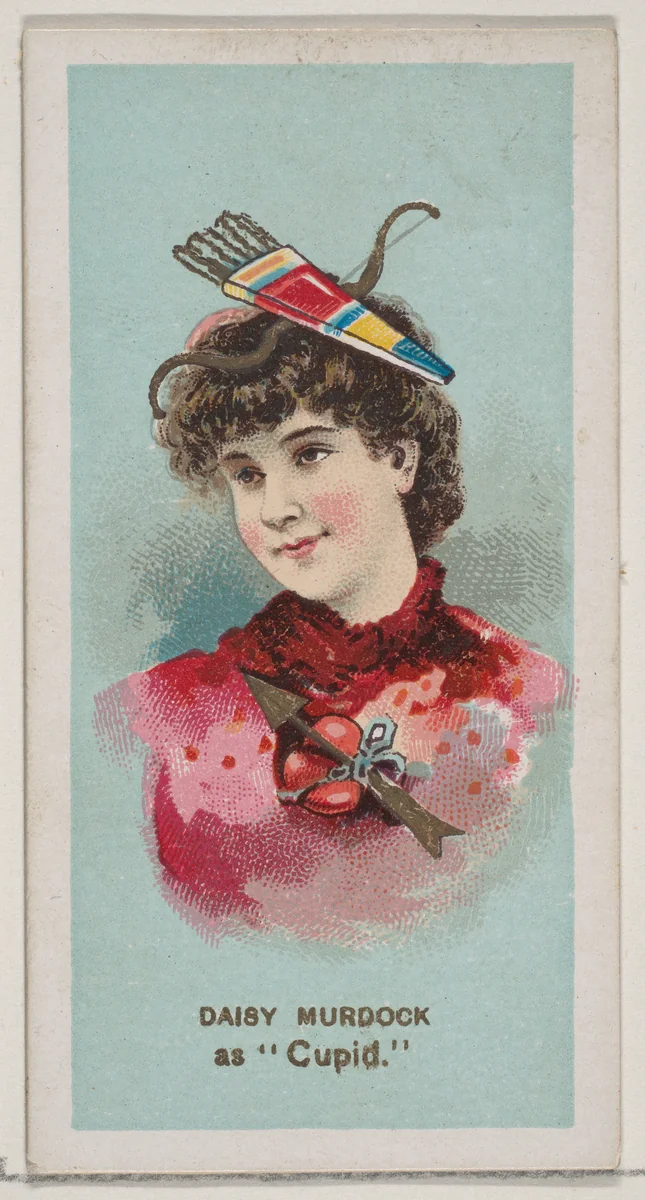 Daisy Murdoch as "Cupid," from the series Fancy Dress Ball Costumes (N73) for Duke brand cigarettes by W. Duke, Sons & Co., print, 1889