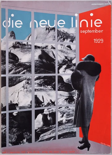 Die neue Linie, September 1929 by László Moholy-Nagy, design, 1929