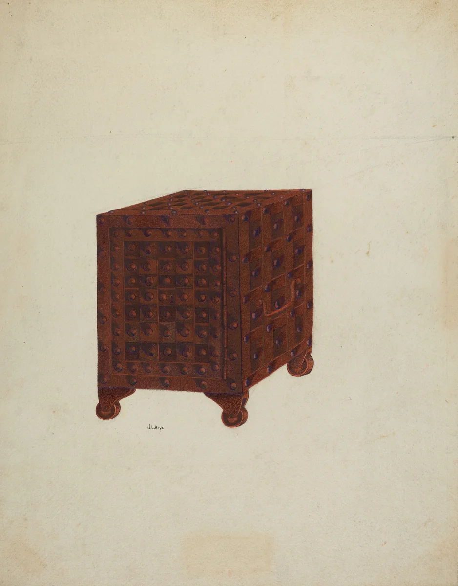 Safe by Joseph L. Boyd, index of american design, 1938