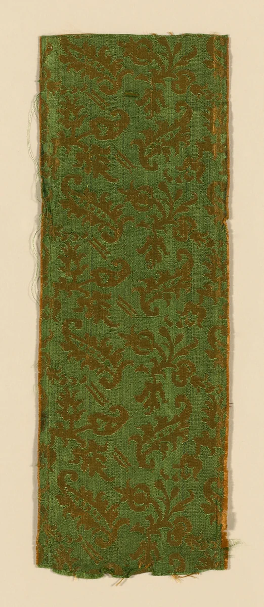 Fragment by Italy, textile, 1650-1700