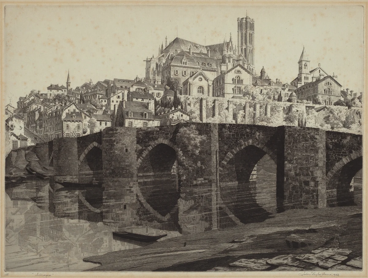 Limoges by John Taylor Arms, print, 1932