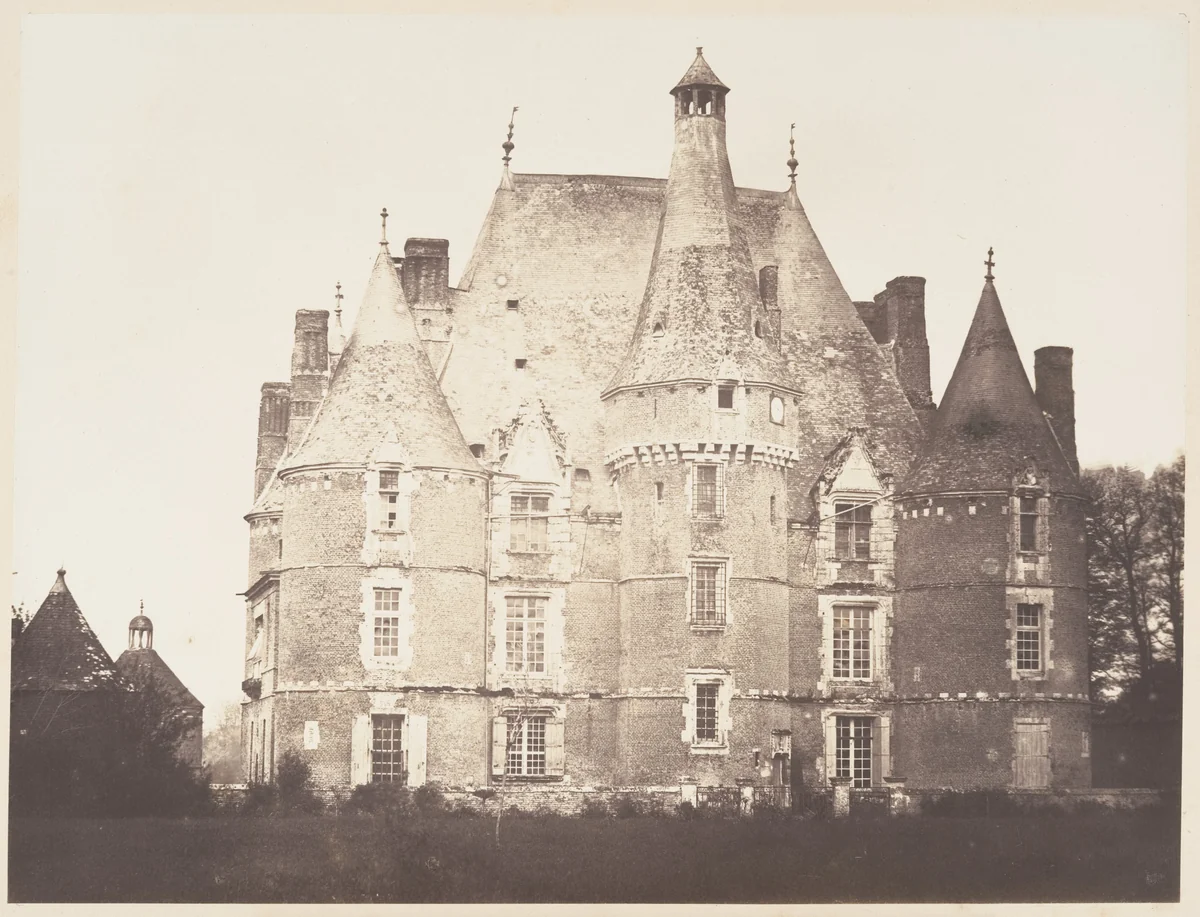 Château de Martainville by Edmond Bacot, photograph, 1852-1854