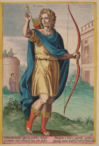 Benjamin by Jan Sadeler I, print, 1585