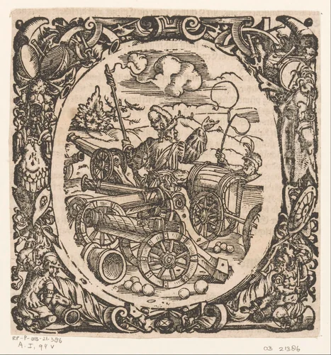 Kanonnier by Jost Amman, print, 1573