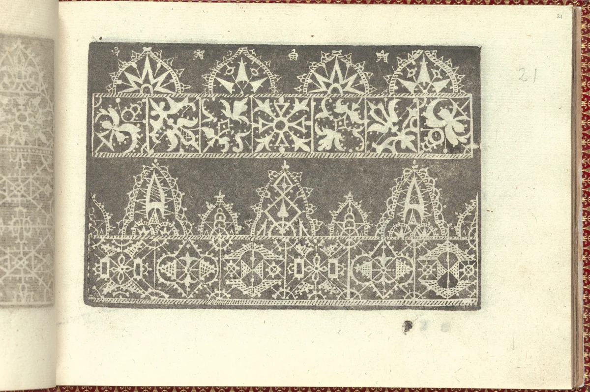 Corona delle Nobili et Virtuose Donne: Libro I-IV, page 21 (recto) by Cesare Vecellio, book, 1601