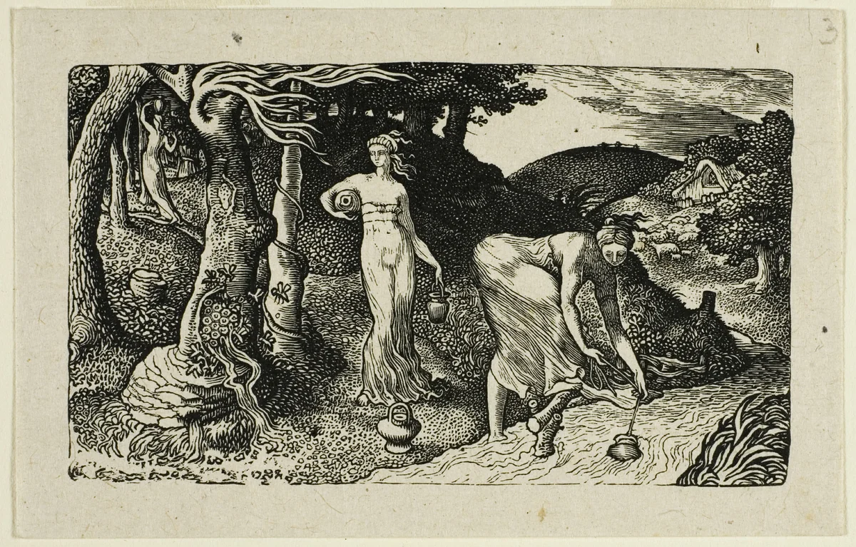 The Brook by Edward Calvert, print, 1819-1883