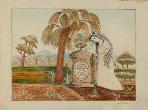 Embroidered Picture by John Oster, index of american design, 1936