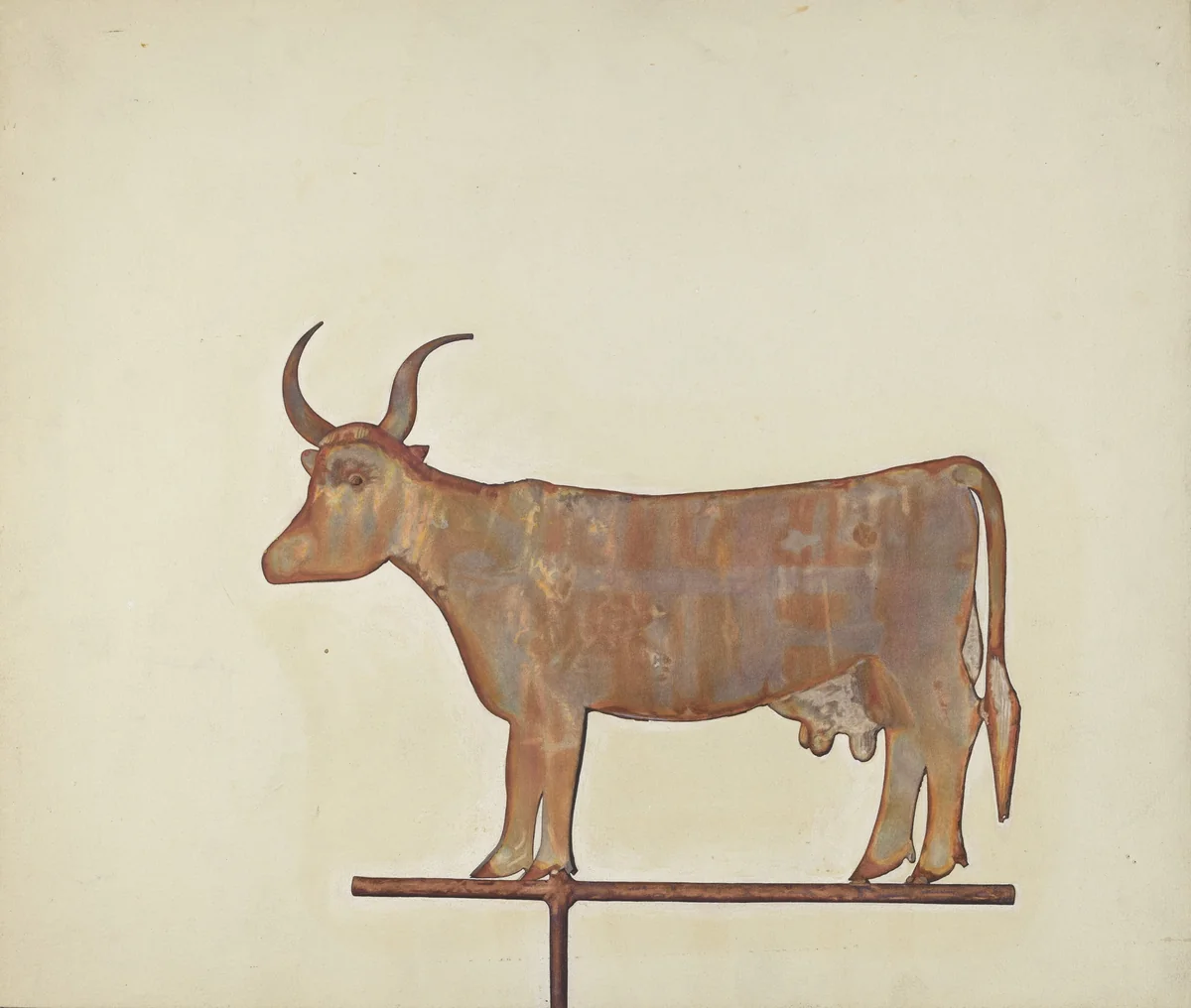 Cow Weather Vane by Wynna Wright, index of american design, 1938