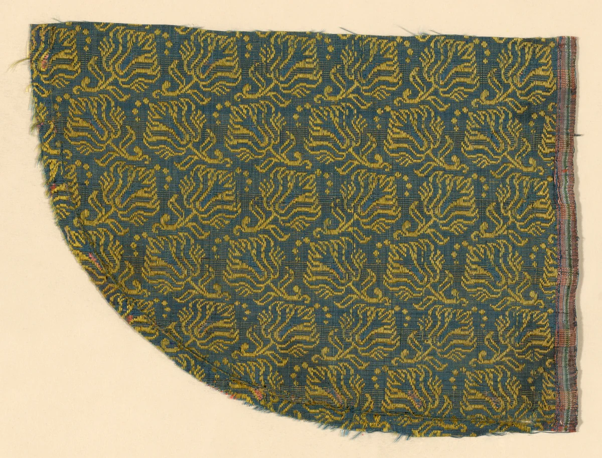 Fragment by Italy, textile, 1625-1675