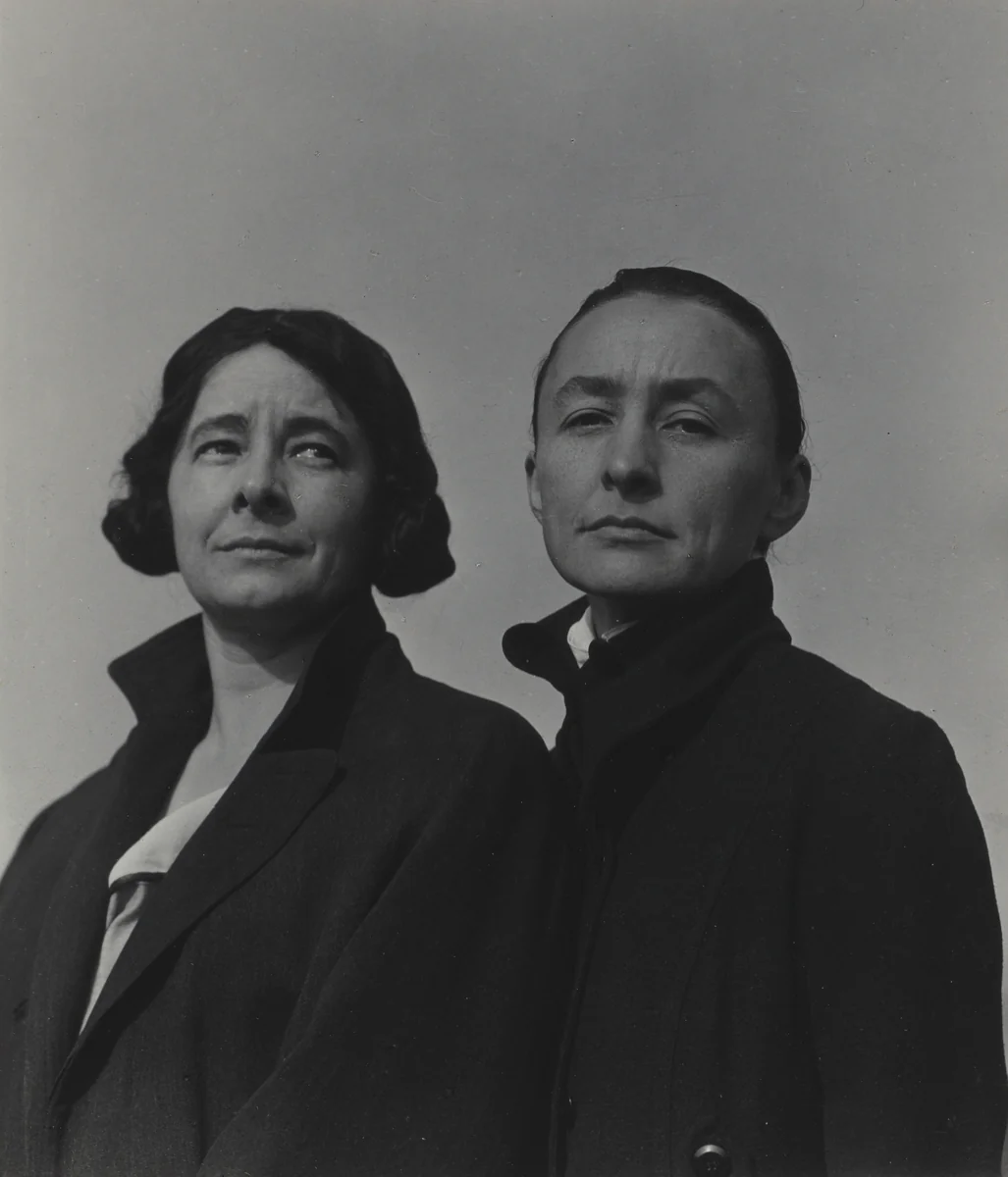 Ida and Georgia O'Keeffe by Alfred Stieglitz, photograph, 1924