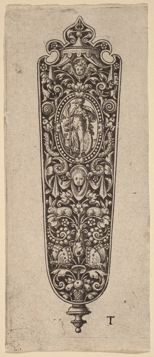 Ornament by Theodor de Bry, print, 1528-1598