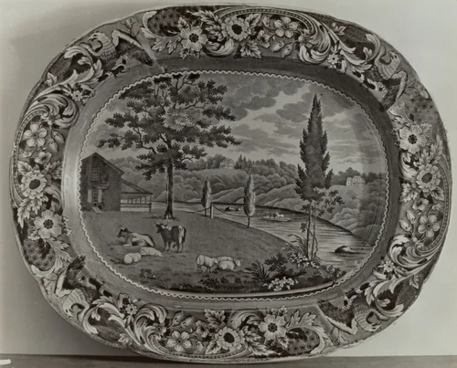 Platter by Helmut Hiatt, index of american design, 1936