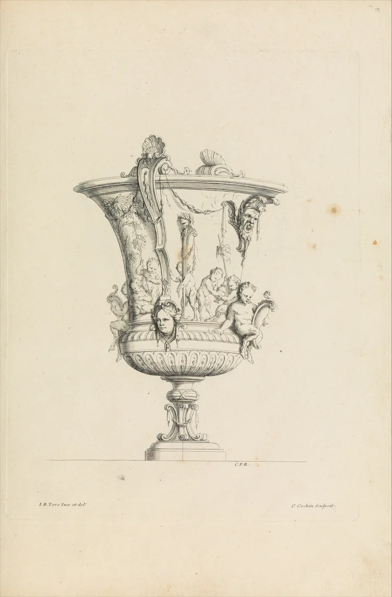 Nouveau Livre de Vases by Jean Bernard Toro, book, 1716
