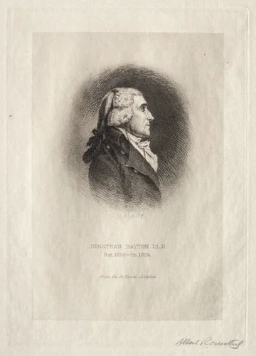 Jonathan Dayton by Albert Rosenthal, print, 1863-1939