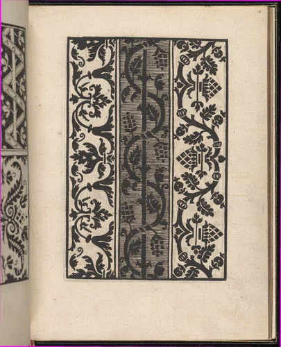 Page from Ein new kunstlich Modelbuch...(Page 19r) by Peter Quentel, book, 1544