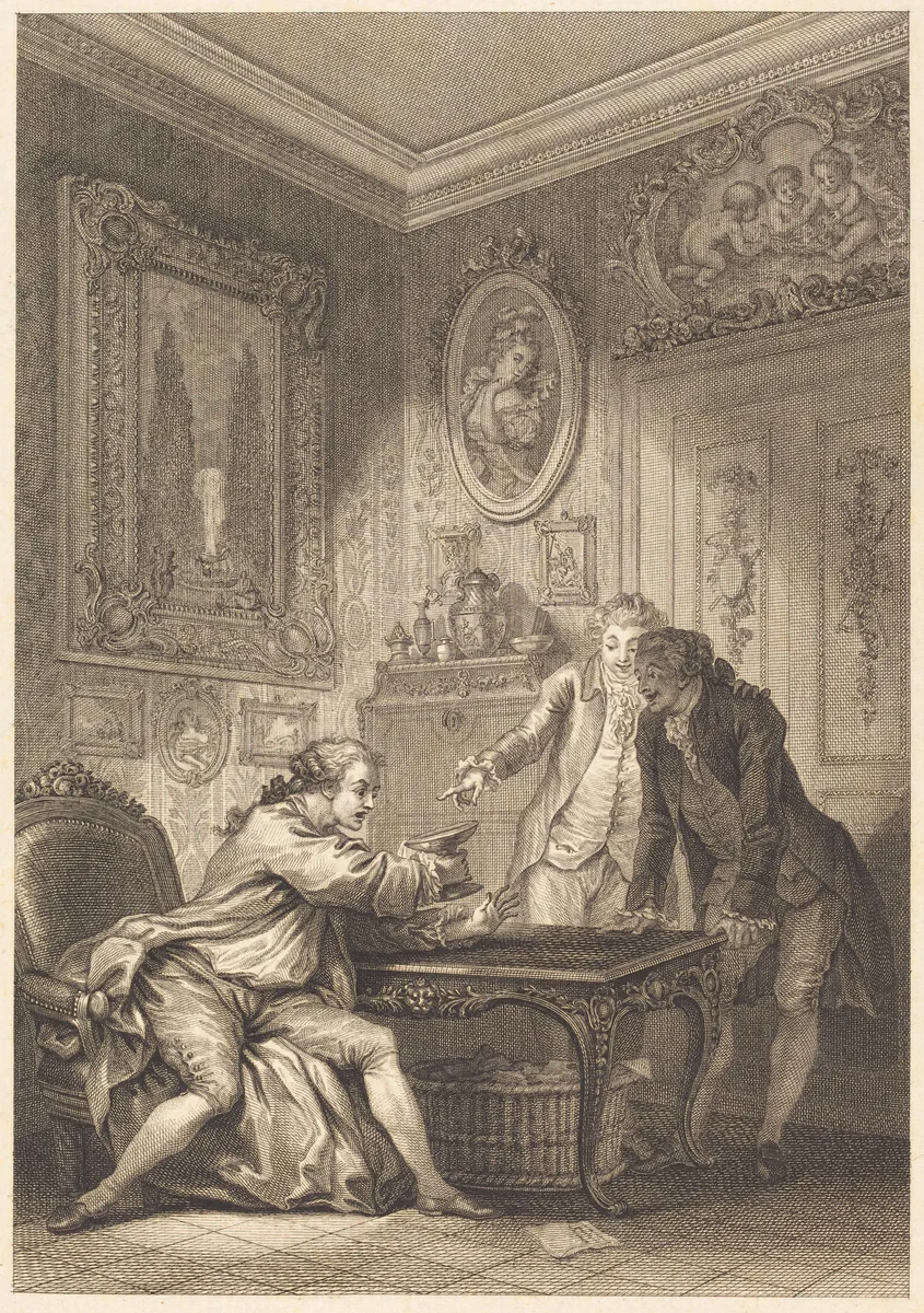 La coupe enchantee by Jean Honoré Fragonard, print, 1767-1847