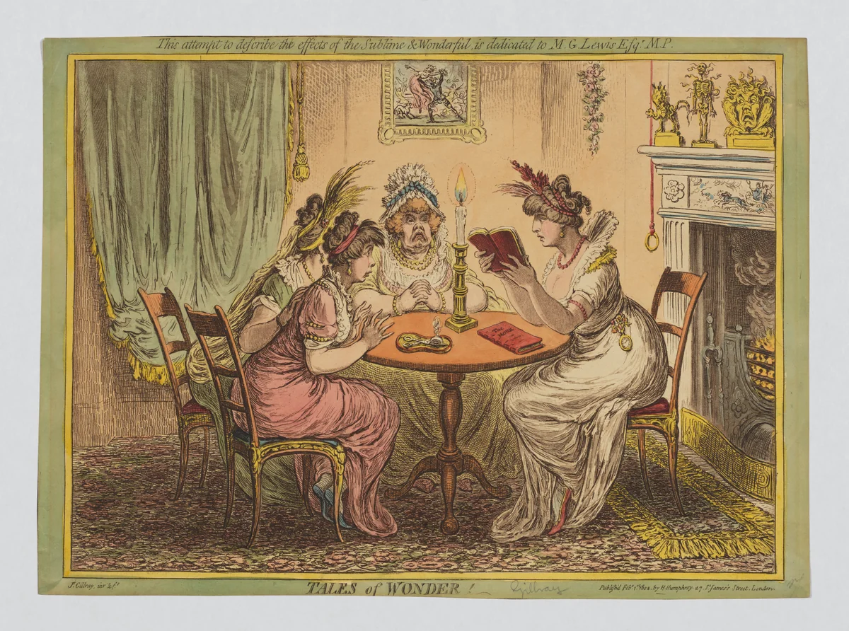 Tales of Wonder! by James Gillray, print, 1802