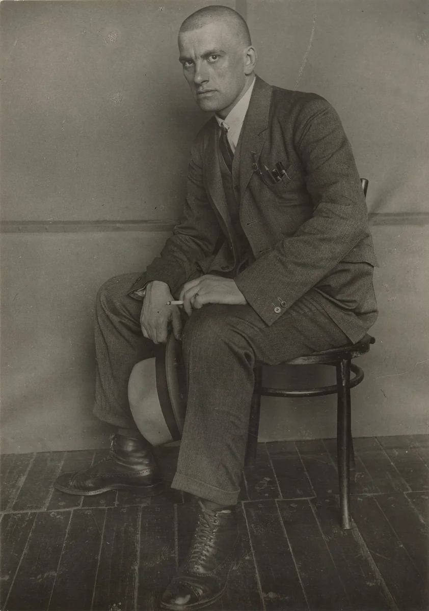 Vladimir Mayakovsky by Aleksandr Rodchenko, photograph, 1924