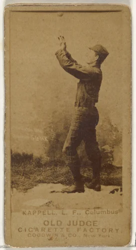 Henry "Heinie" Kappel, Left Field, Cleveland, from the Old Judge series (N172) for Old Judge Cigarettes by Goodwin & Company, photograph, 1888-1889