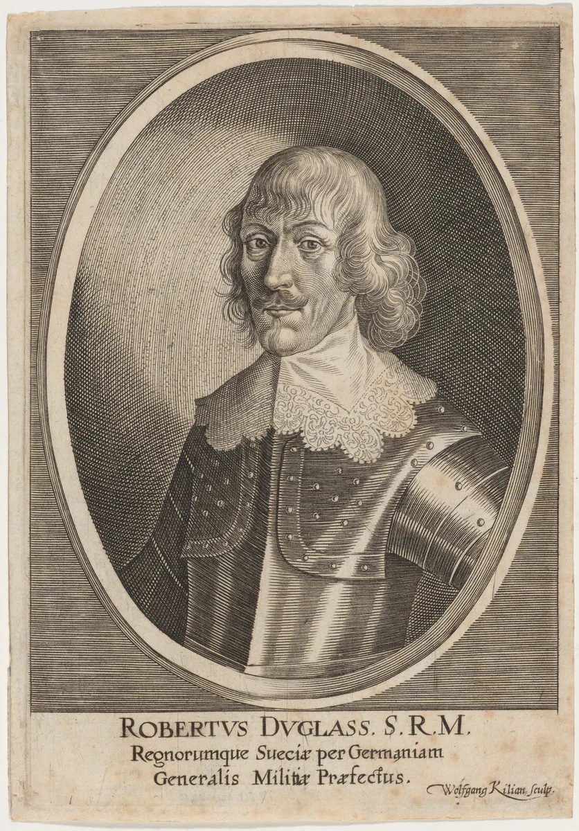 Robert Duglass, Swedish General by Wolfgang Philipp Kilian, print, 1654-1732